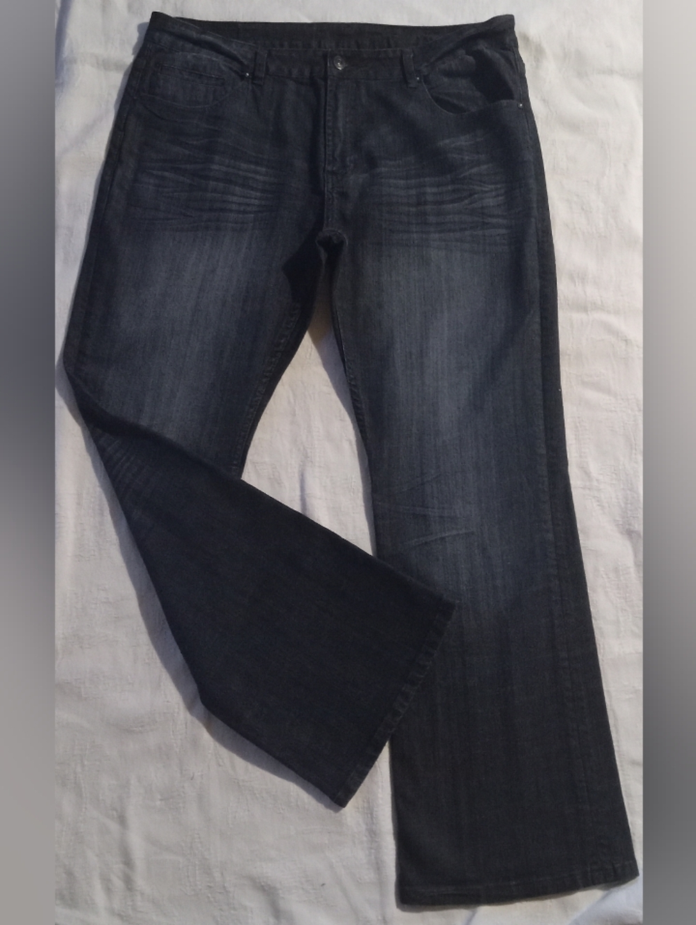 Men's BUFFALO DAVID BITTON DARK BLUE DENIM STRETCH JEANS SIZE 40